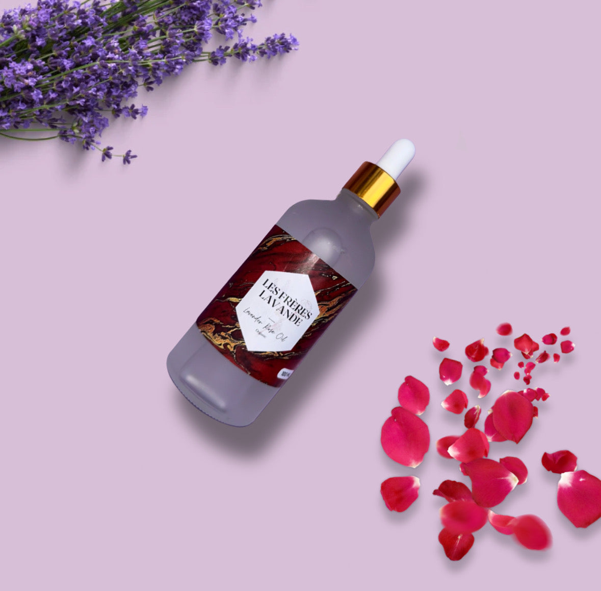 Lavender and rose oil